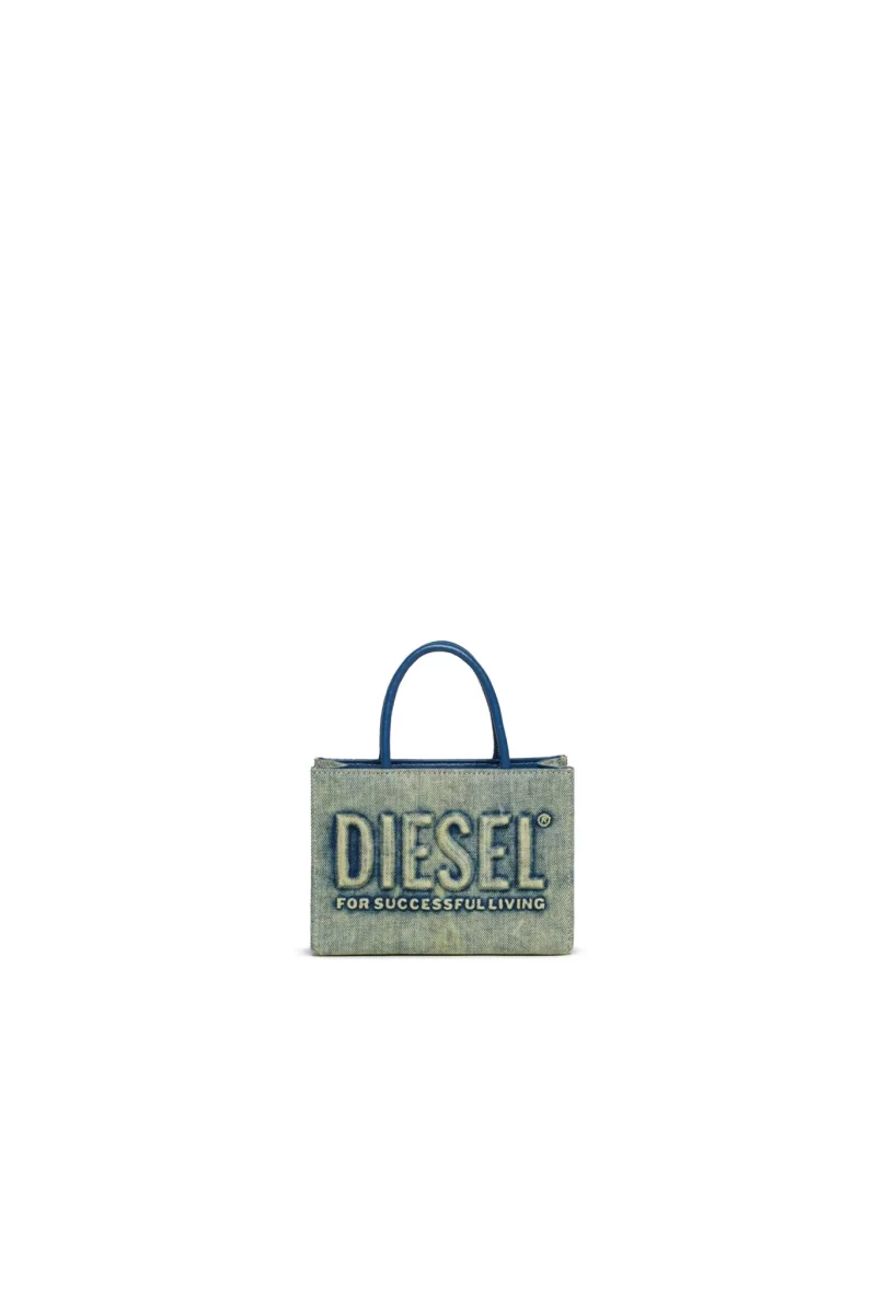 BORSA DSL 3D IN DENIM VERDE DIESEL - immagine 2