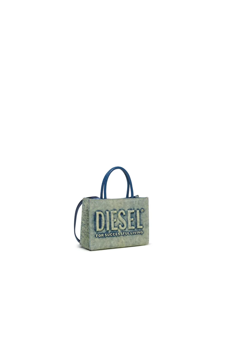 BORSA DSL 3D IN DENIM VERDE DIESEL - immagine 4