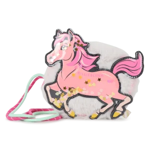 BORSA IN ECOPELLICCI CON FANTASIA DEL CAVALLO ROSA BILLIEBLUSH