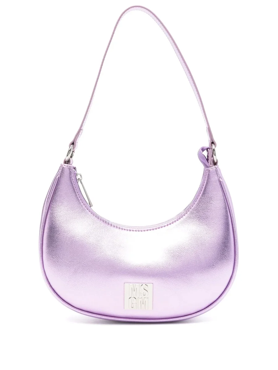 BORSA LILLA METALLIZZATA MSGM - immagine 2