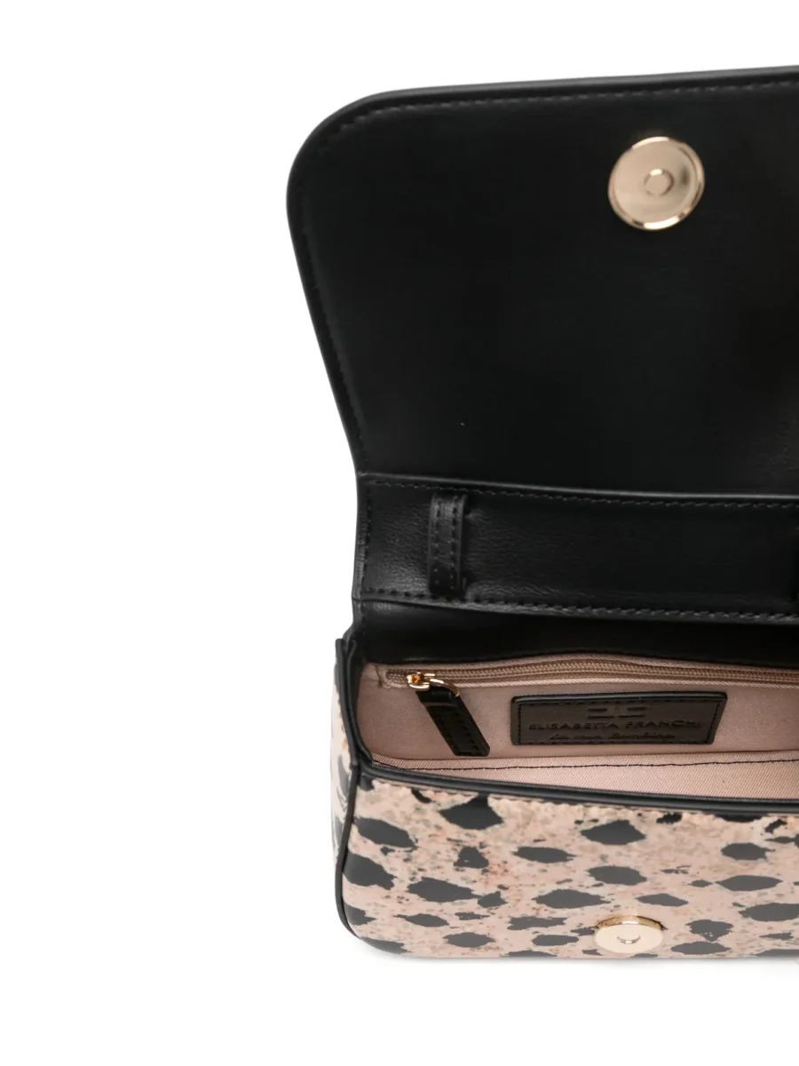 BORSA MACULATA BEIGE-NERO ELISABETTA FRANCHI - immagine 5