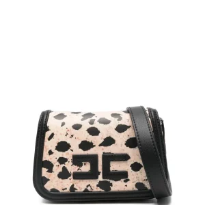 BORSA MACULATA BEIGE-NERO ELISABETTA FRANCHI
