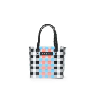 BORSA MICRO BASKET NERO/GRIGIO MARNI