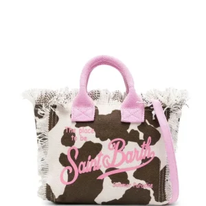 BORSA MUCCATA CON LOGO ROSA MC2 SAINT BARTH