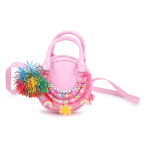 BORSA ROSA CIRCOLARE CON CIONDOLI BILLIEBLUSH
