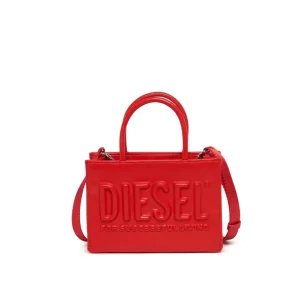 BORSA ROSSA CON LOGO DIESEL