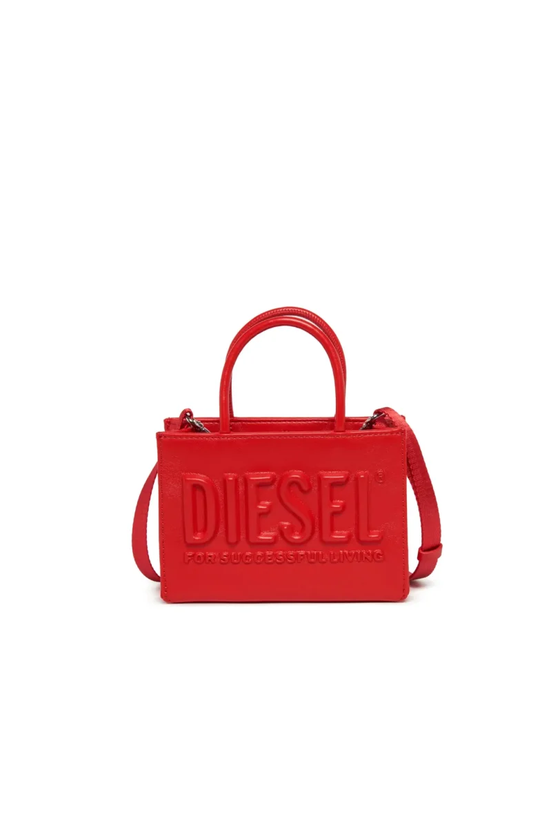 BORSA ROSSA CON LOGO DIESEL - immagine 2