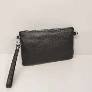 Pochette donna in pelle martellata