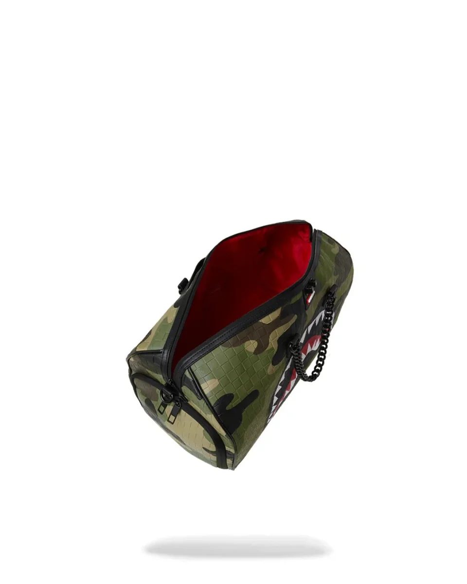 BORSONE WOODLAND CAMO CHECK CHAIN DUFFLE SPRAYGROUND - immagine 9