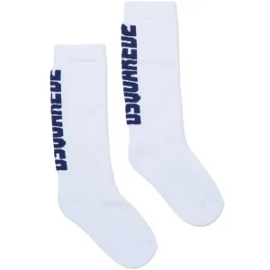 CALZINI BIANCHI CON LOGO BLU DSQUARED2