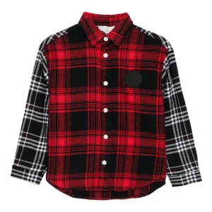 CAMICIA A QUADRI ROSSO STELLA MCCARTNEY