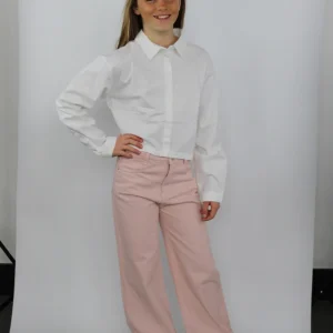 Camicia da bambina corta