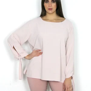 Camicia con fiocchi sui polsi