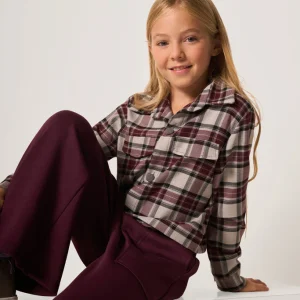 Camicia crop bambina