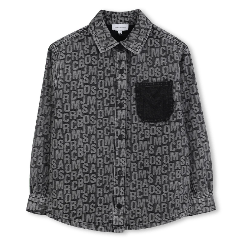 CAMICIA IN DENI NERO LOGATA MARC JACOBS - immagine 2