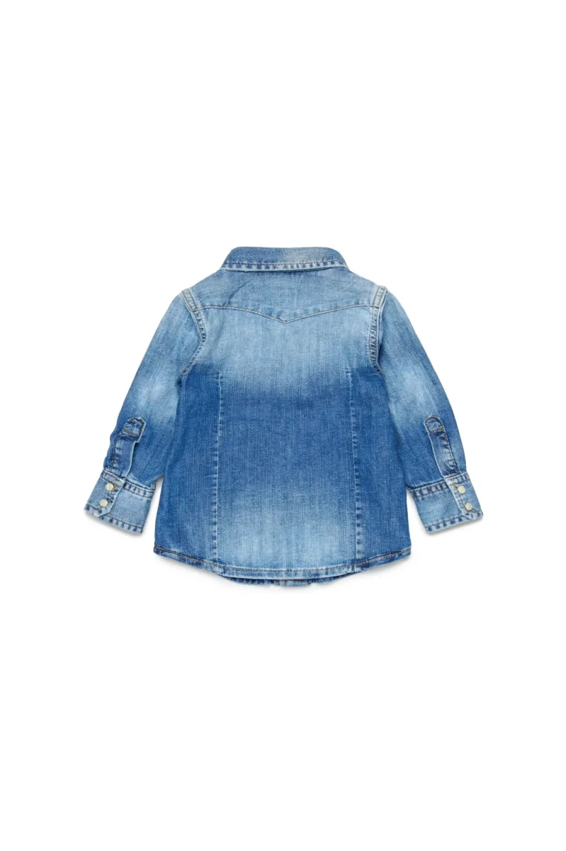 CAMICIA IN DENIM BLU DSQUARED2 - immagine 3