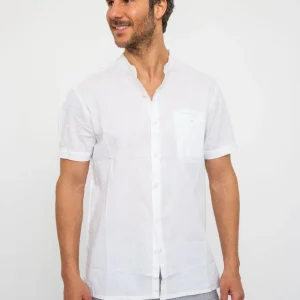 Camicia di lino e cotone