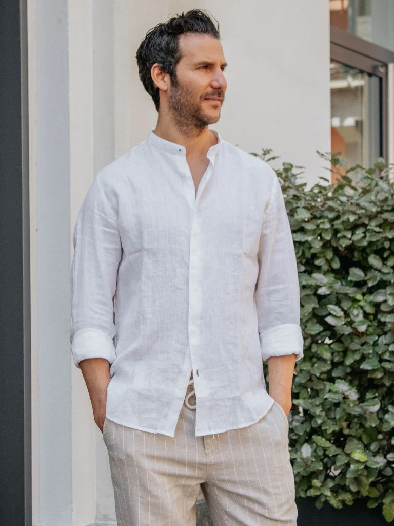 Camicia in puro lino - immagine 2