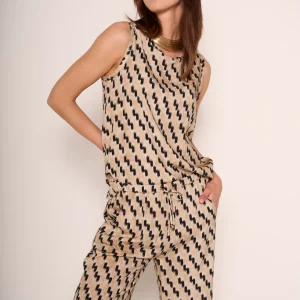 Canottiera con fantasia