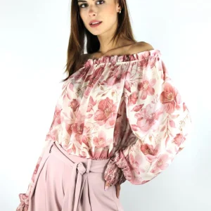 Camicia con scollo elastico