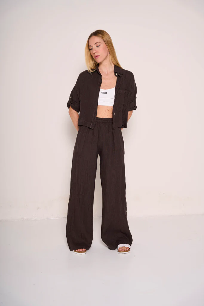 Camicia in lino fresca e morbida - immagine 4