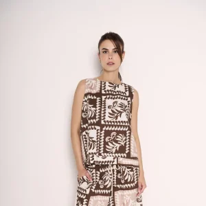 Canottiera elegante con fantasia