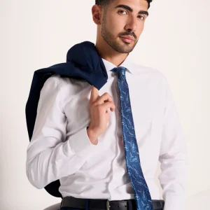 Camicia uomo con collo italiano