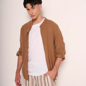 Camicia giovanile in mussola di cotone