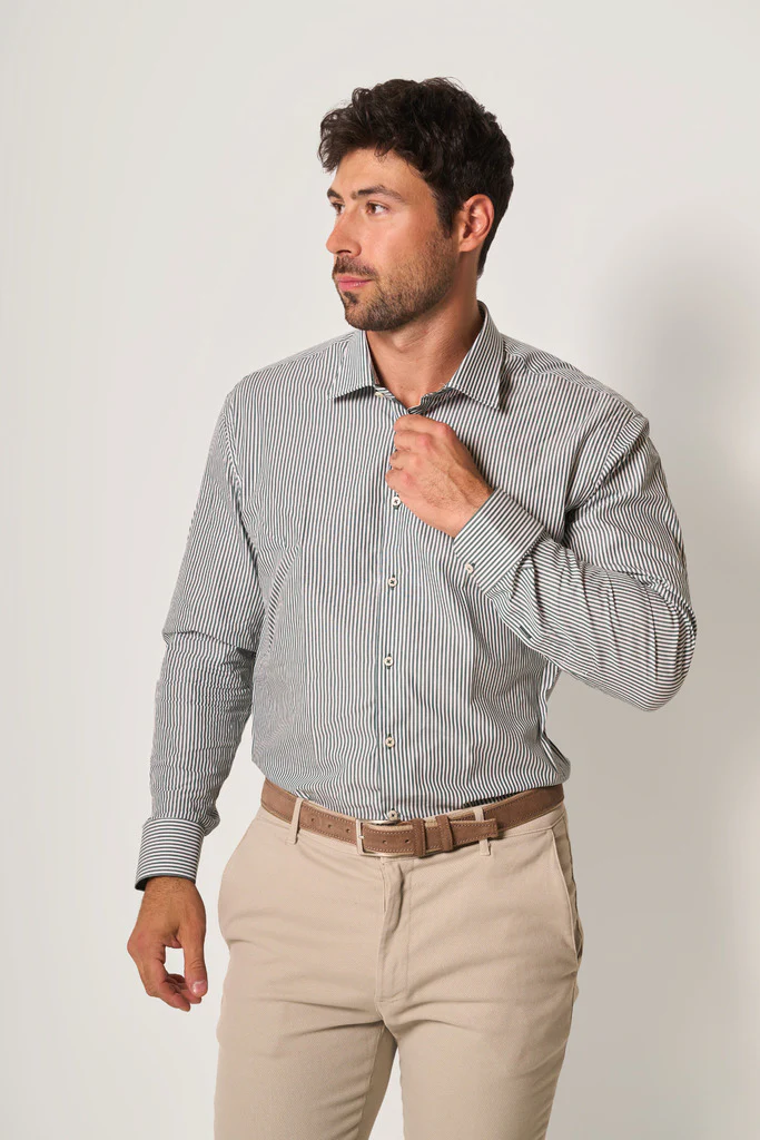 Camicia Uomo a Righe Sottili - immagine 2