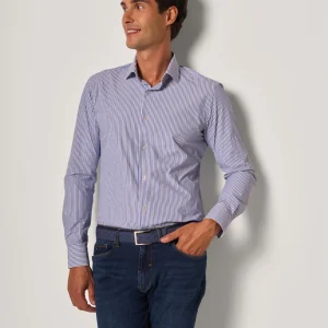 Camicia Uomo Slim Fit a Righe