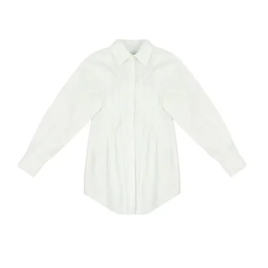 CAMICIONE BIANCO CON LOGO SUL RETRO PINKO