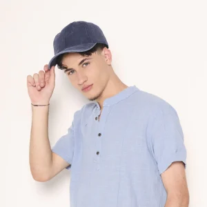 Cappellino denim casual uomo