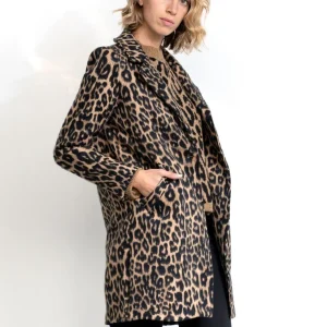 Cappotto leopardato