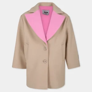 CAPPOTTO BEIGE MSGM