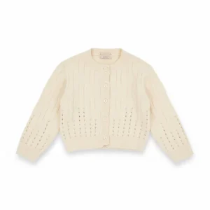 CARDIGAN AVORIO CON STRASS ELISABETTA FRANCHI