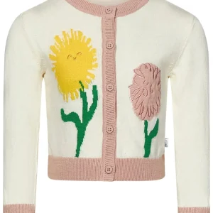 CARDIGAN BIANCO CON RICAMI STELLA MCCARTNEY