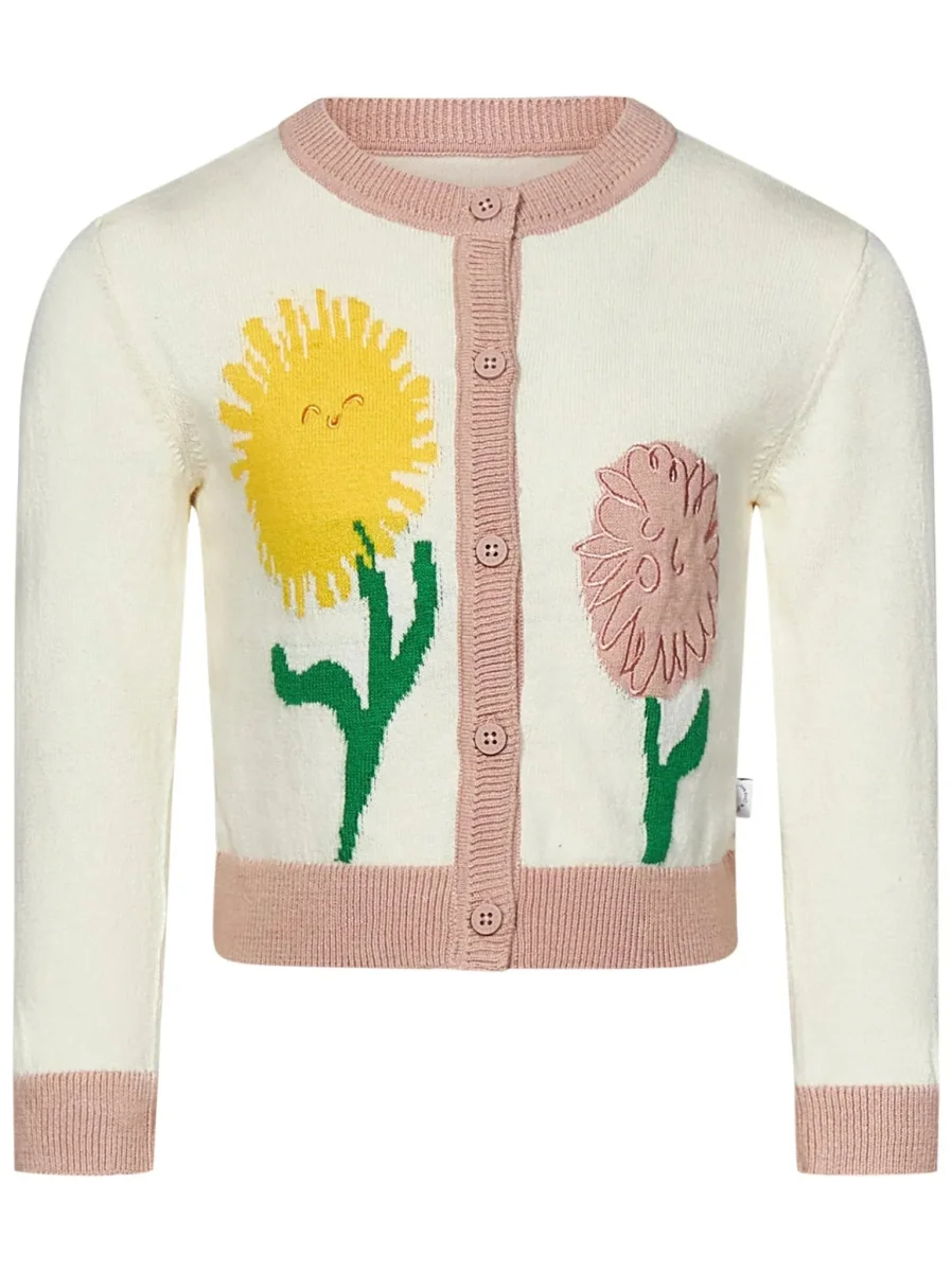 CARDIGAN BIANCO CON RICAMI STELLA MCCARTNEY - immagine 2