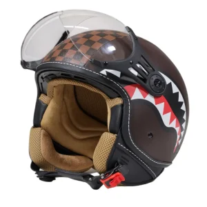 CASCO SHARK IN PARIS HELMENT BROWN SPRAYGROUND