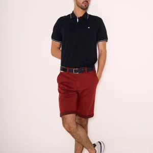 Cintura con doppio passante e cuciture a contrasto