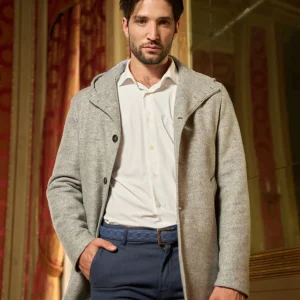 Cintura in pelle stampata