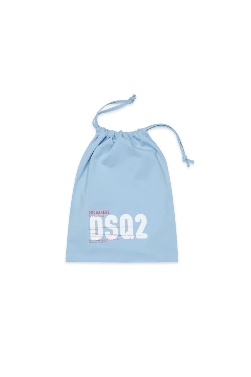 COMPLETO AZZURRO CON LOGO BIANCO DSQUARED2 - immagine 5