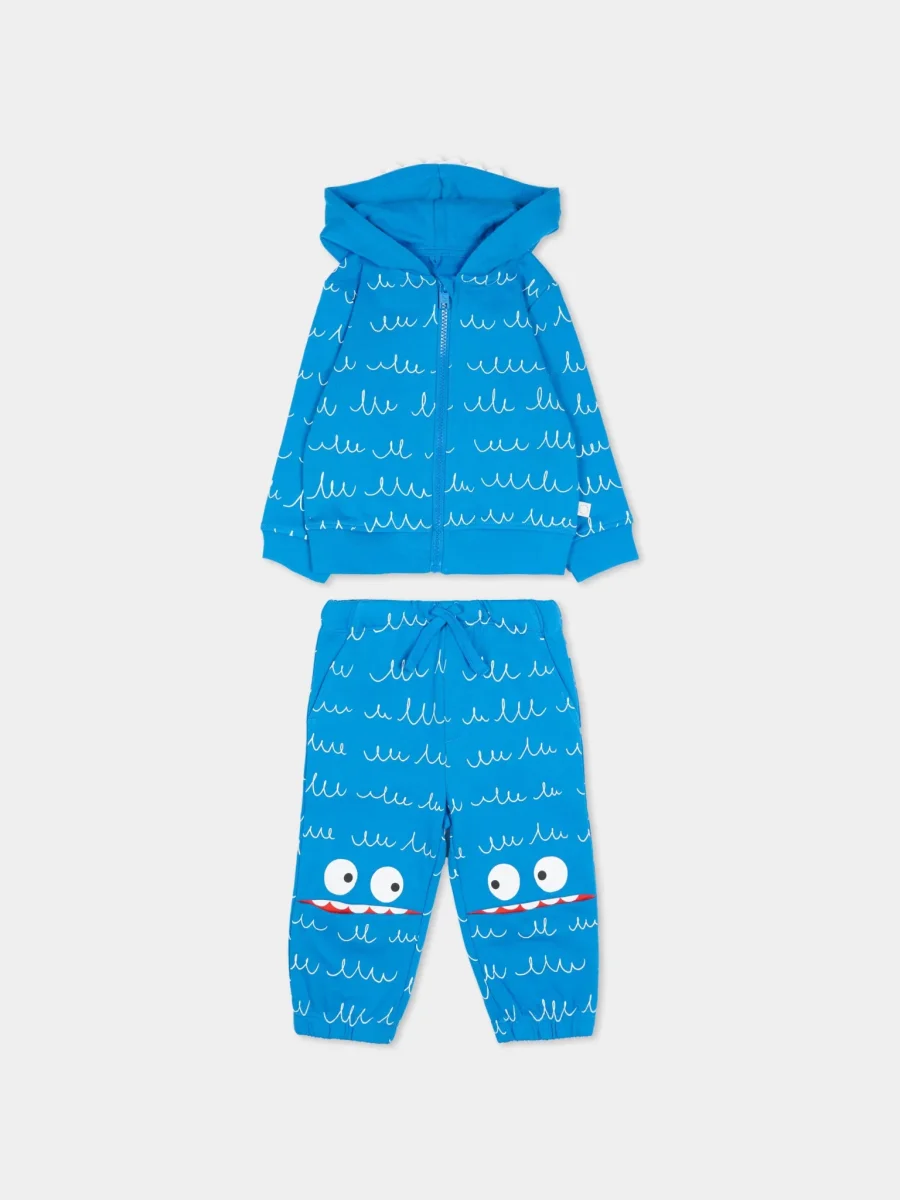 COMPLETO AZZURRO LOGATO STELLA MCCARTNEY - immagine 2