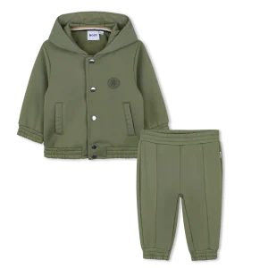 COMPLETO CARDIGAN + PANTALONE VERDE HUGO BOSS