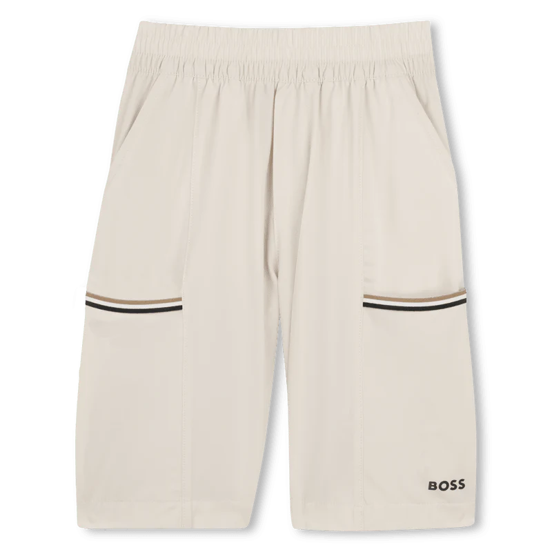 COMPLETO DI GIACCA + BERMUDA BEIGE CHIARO BOSS - immagine 6