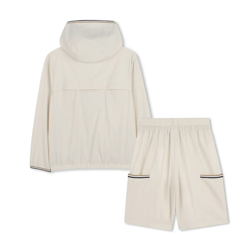 COMPLETO DI GIACCA + BERMUDA BEIGE CHIARO BOSS - immagine 3