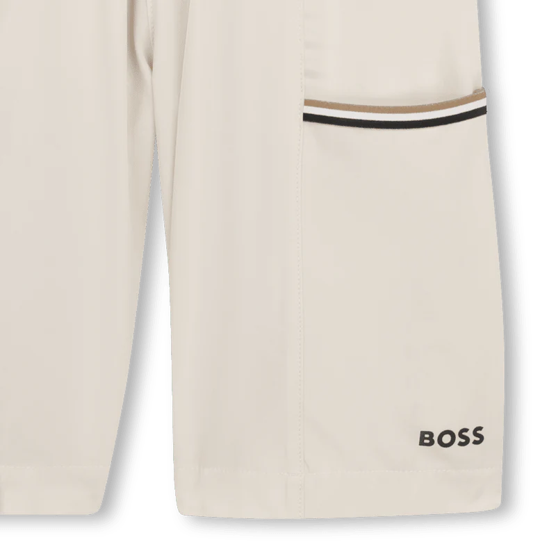 COMPLETO DI GIACCA + BERMUDA BEIGE CHIARO BOSS - immagine 9