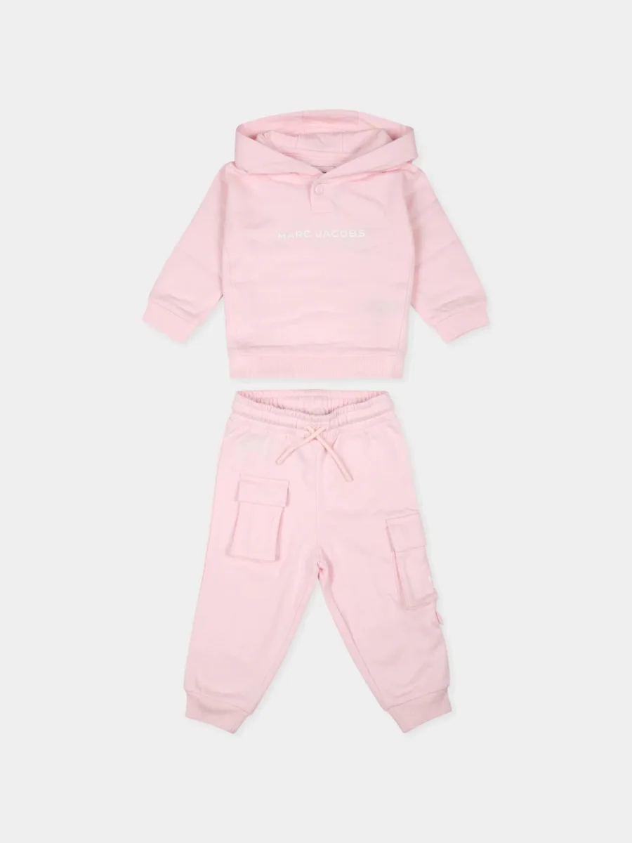 COMPLETO ROSA FELPA E PANTALONE MARC JACOBS