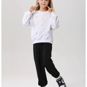 Completino da bambina con strass