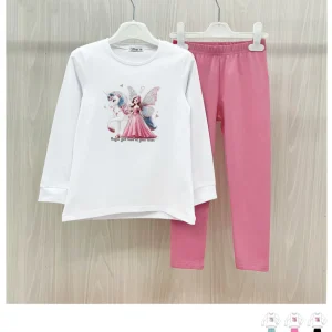 Completino da bambina con stampa