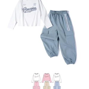 Completo coordinato da bambina Champion